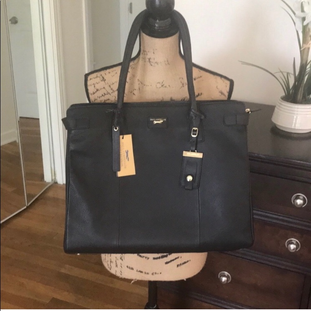 NWT Paul Costello black tote